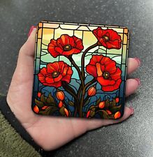 Stunning Poppy Poppies Stained