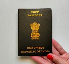 Indian passport notebook
