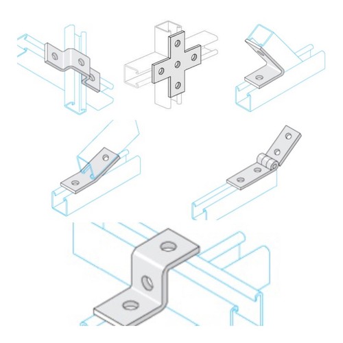 Strut accessories flat - flat, &