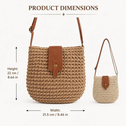 Women straw woven beach - women,