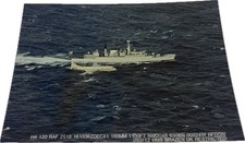 HMS Brazen (F91)  and Nimrod  Aerial Shot 7x5 Colour Photograph December 1991