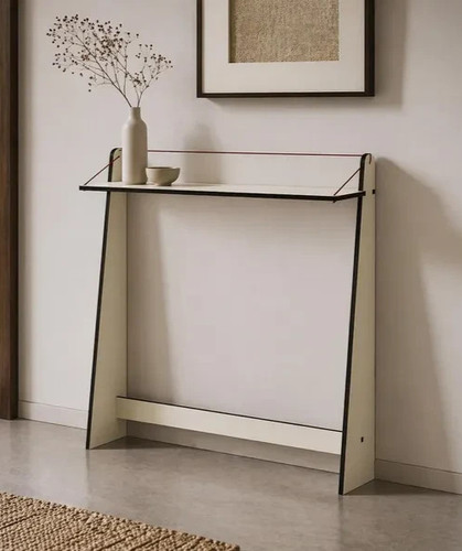 Thin wooden console table - wooden,