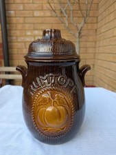 Vintage Brown Ceramic Rumtopf