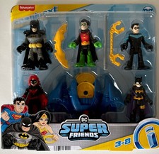 Imaginext DC Super Friends Batman Family Multipack 5 Figues and Accessories