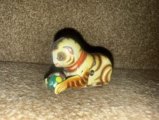 Collectible Vintage Tin litho Wind-Up Toy - Rolling Cat China Made No Key