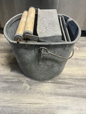 De Luxe Galvanized Wringer Mop