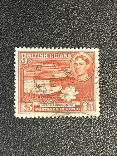 British guiana stamp - british, used
