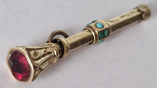Antique gold turquoise - antique,
