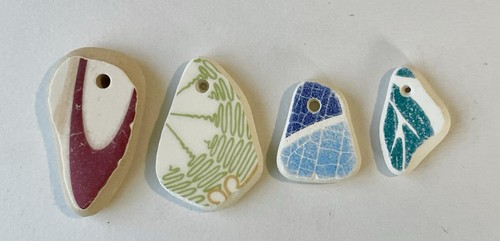 Lovely sea glass drilled - lovely,