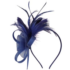 Large Wedding Fascinator Headband Aliceband Ladies Day Races Royal Ascot