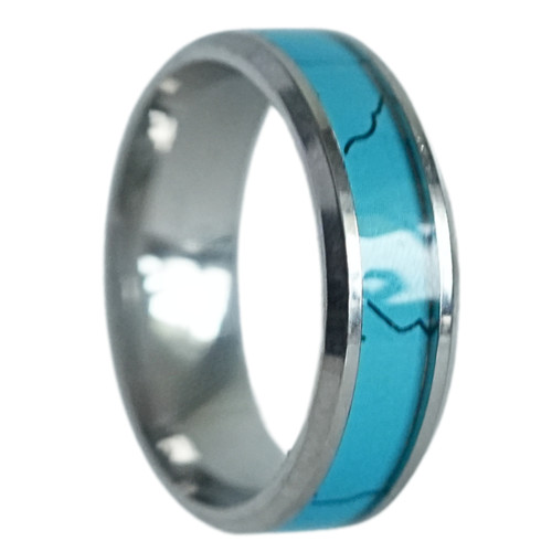 Blue turquoise band men - turquoise, men's