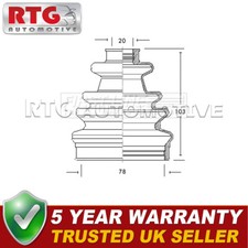 Front Inner Outer CV Joint