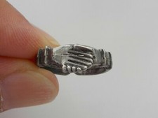 Adjustable Pewter Fede Ring Metal Detecting Find