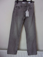 New Pull&Bear Grey Mid Waist