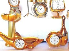 NOVELTY CLOCKS, MINI QUARTZ - VARIOUS  - CLICK on - Select - to BROWSE and ORDER