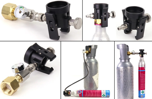 Quick connect co2 cylinder - quick, fit