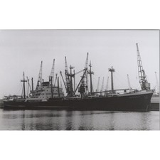 Postcard Cargo Ship Karakorum