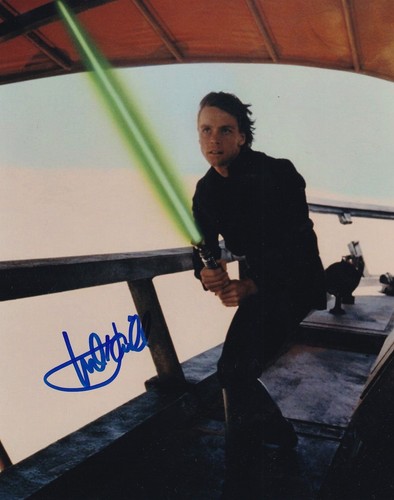 Mark hamill signed photograph - mark, hamill-signed