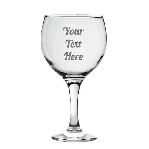 Personalised engraved glass - engraved,