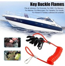 Universal 7 Key Outboard Engine Kill Switch Lanyard Boat Tether Cord Lanyard