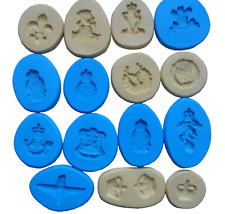 BULK: 15pcs Military Style Badge Silicon Craft Moulds 15mm (MB5) Army Soldier