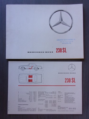 Mercedes benz 230 - 230, sl