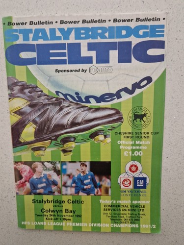 Stalybridge celtic colwyn - celtic, v
