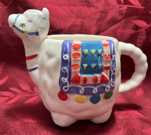 Llama colorful coffee tea - colorful, cup