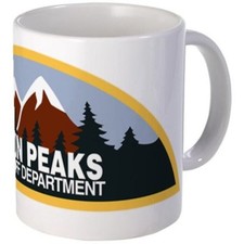 11 ounce Mug - Twin Peaks Sheriff Department - White Ceramic Coffee Tea Cup