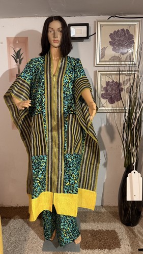 African kimono jacket with zip