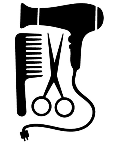 Hairdresser barber tools vinyl - tools,