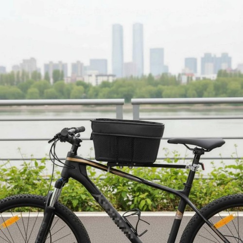 Foldable dog bike - dog, basket
