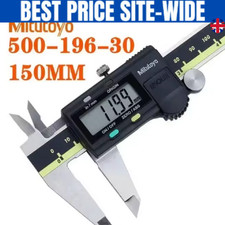 Mitutoyo 150mm Digital Vernier Caliper 6" LCD Precision Measuring Tool 500-196-3