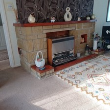 Baxi Bermuda 572 Fire Surround Only.with Working Fire Effect.