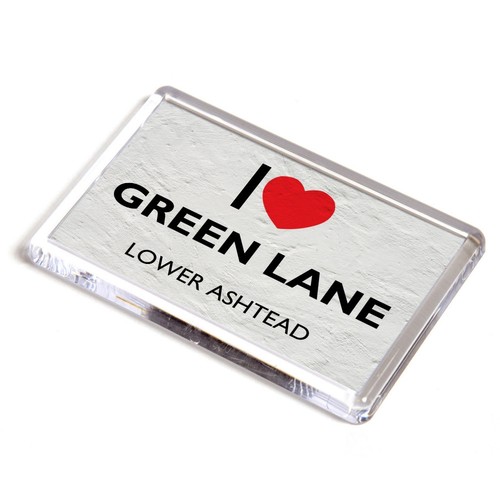 Fridge magnet love green - fridge,