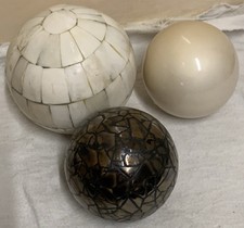 3 x Ornamental Spheres