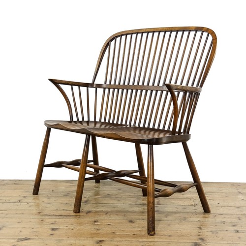 Antique style windsor bench - antique,