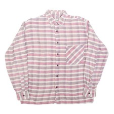FARMERS Mens Pink White Stripe