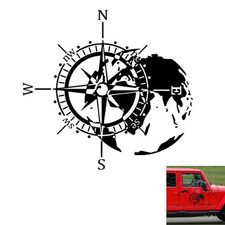 Vinyl sticker compass totem - sticker,