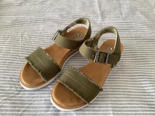 BOBS Skechers GREEN SANDALS 4