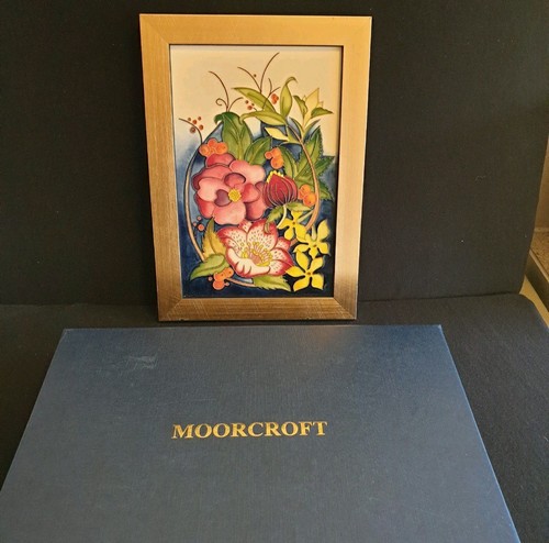 Moorcroft porcelain plaque - moorcroft, ode