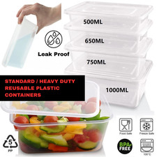 Plastic food containers with - food,
