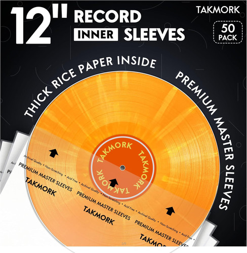 Anti static rice paper lp - 12", anti-static