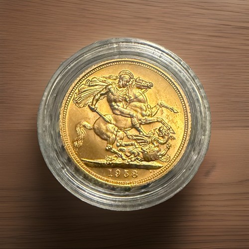 1958 solid 22ct carat gold - 1958,