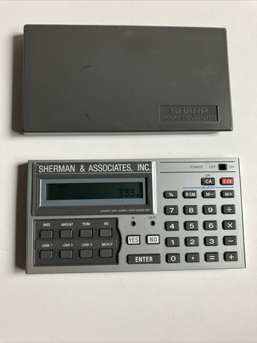 Sharp 1270 vintage pocket - pc-1270,
