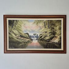 David James Painting Original Signed Framed Canvas Large Landscape 