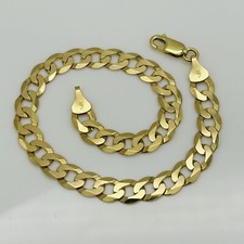 9ct Solid Yellow Gold 7mm Curb