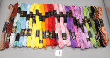 Job Lot 30 Peri-Lusta Embroidery Cross Stitch Thread Cotton Floss Skein - 1