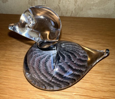 Vintage Signed  Art Glass