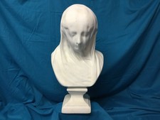 PLASTER BUST OF VEILED WOMAN -